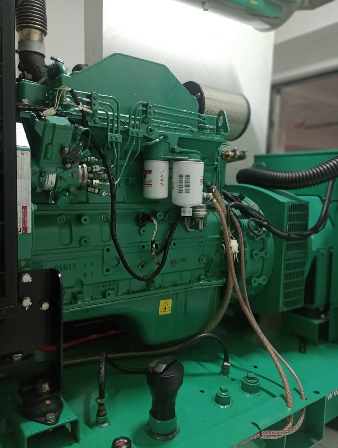 Detalhe de manutenção Cummins
